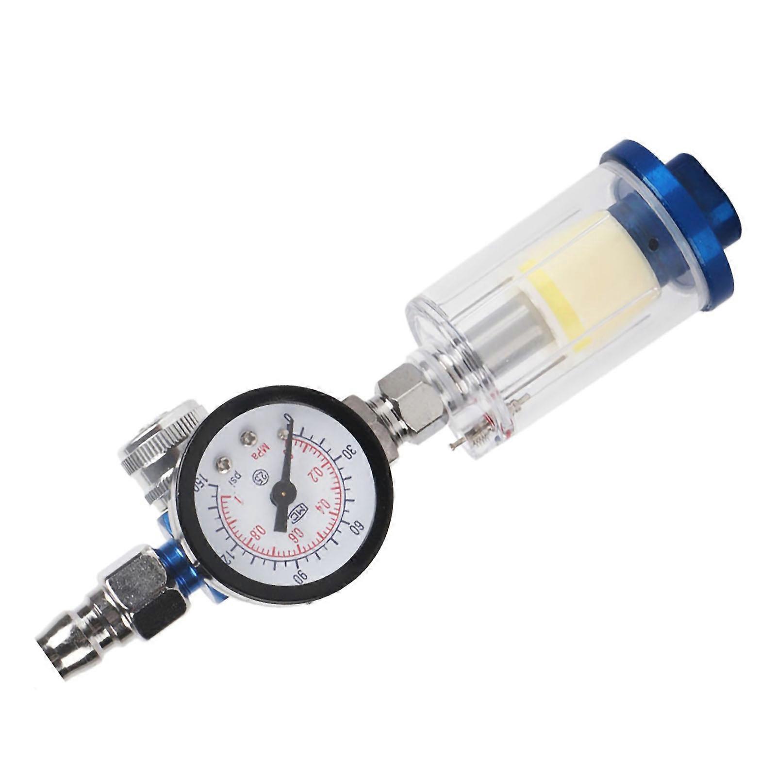 1/4" Air Regulator Oil Water Separator Filter Tool for Spray Paint Gun