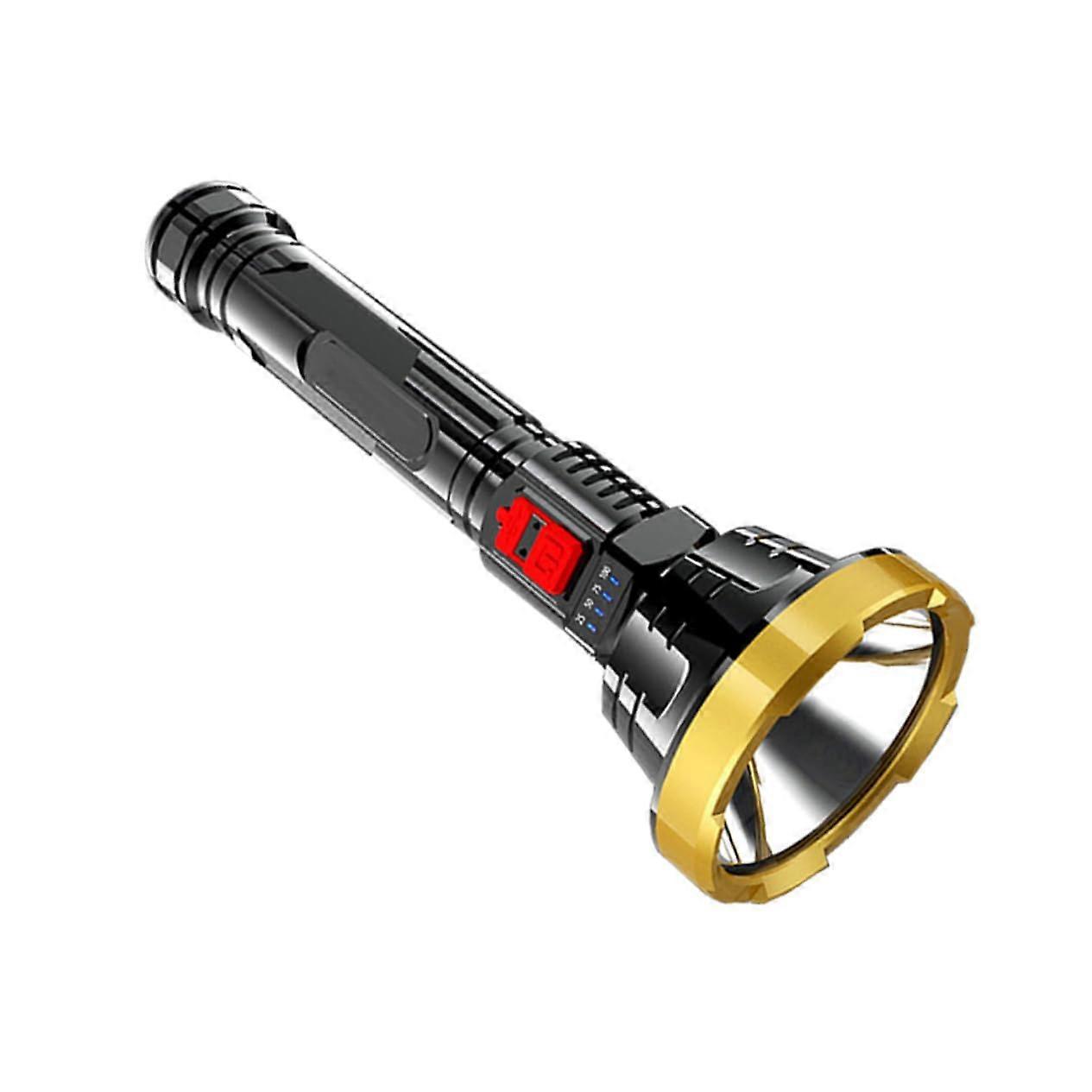 Ultra Bright Led Flashlight USB Rechargeable Camping Torch Outdoor Emergency Light With Magnetic Base