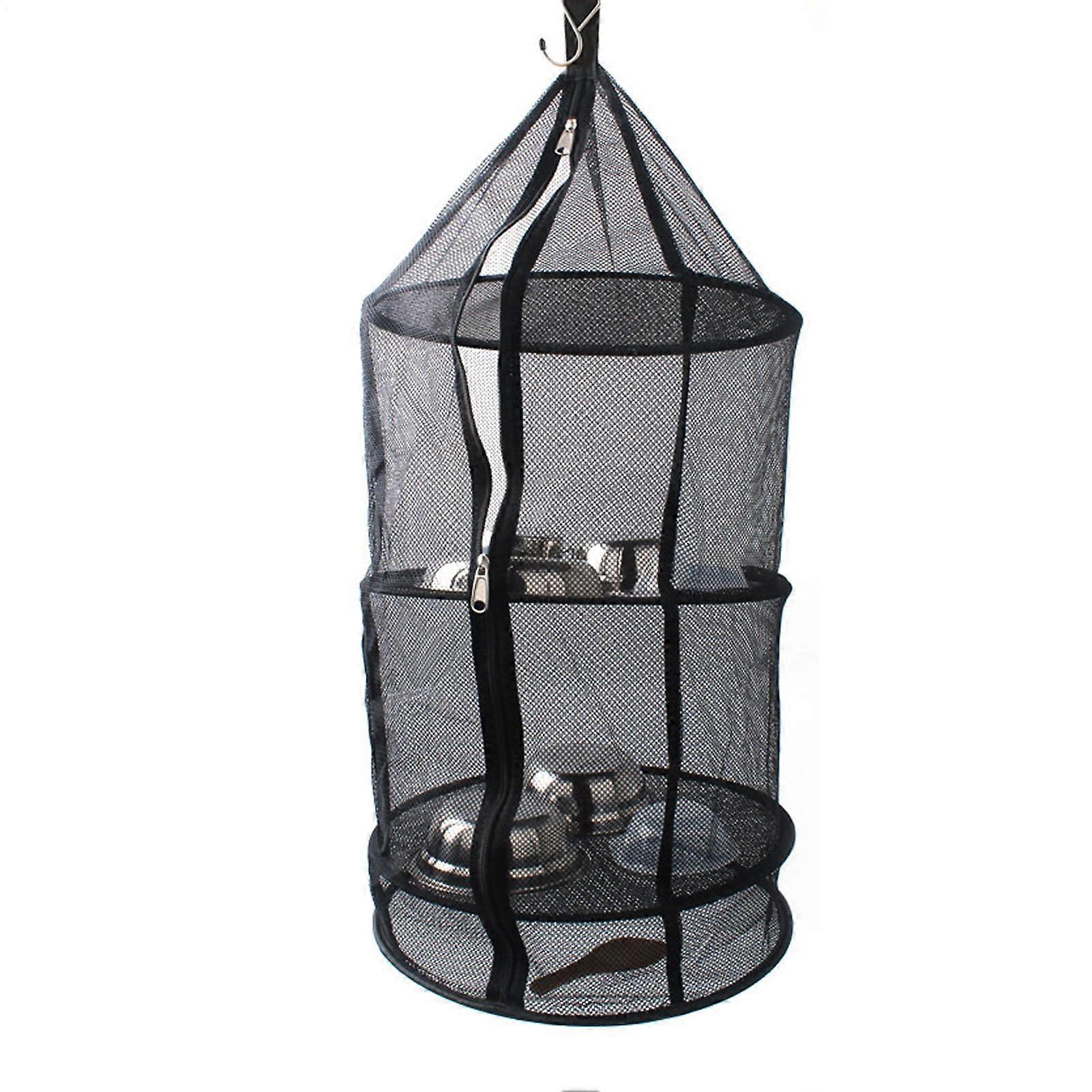 Mesh Drying Rack Foldable With Zipper For Camping And Apartment Use, Fruit Drying Rack, Boat Galley Home Organization