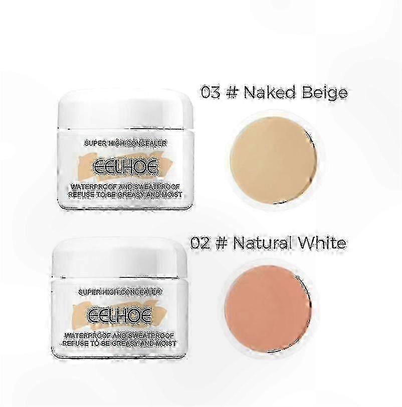 Brightening Concealer for Imperfections, Scars, and Spots with Three Shade Options, Water-Resistant Formula