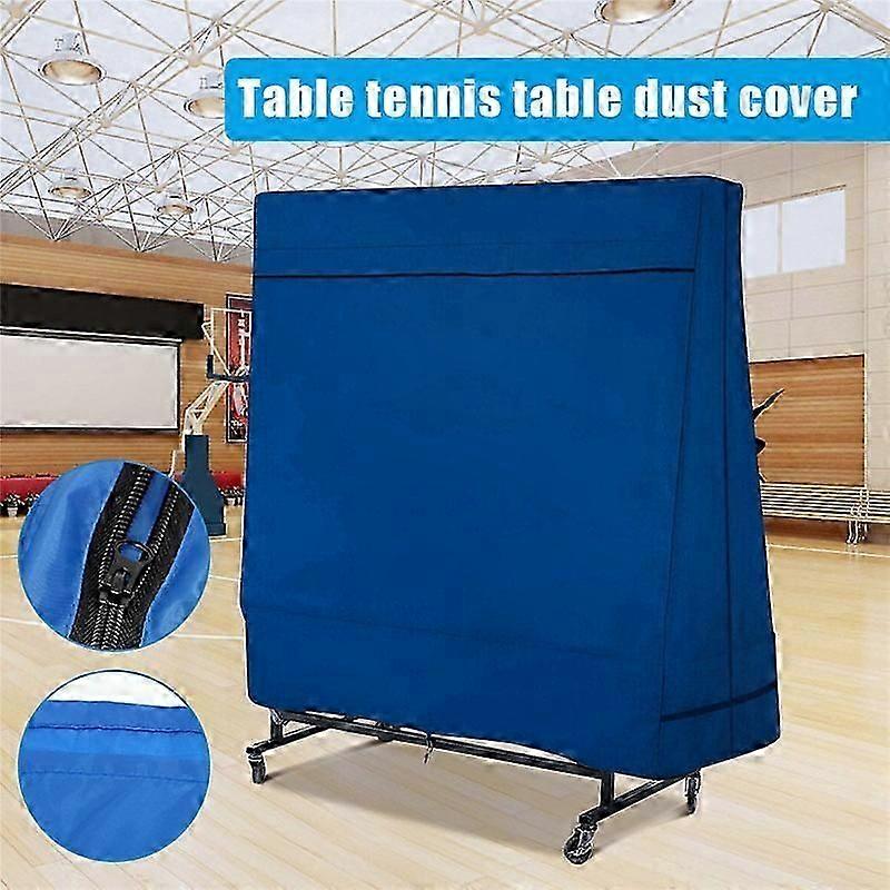 Waterproof Table Tennis Cover with Dual Zipper for Portable Ping Pong Tables