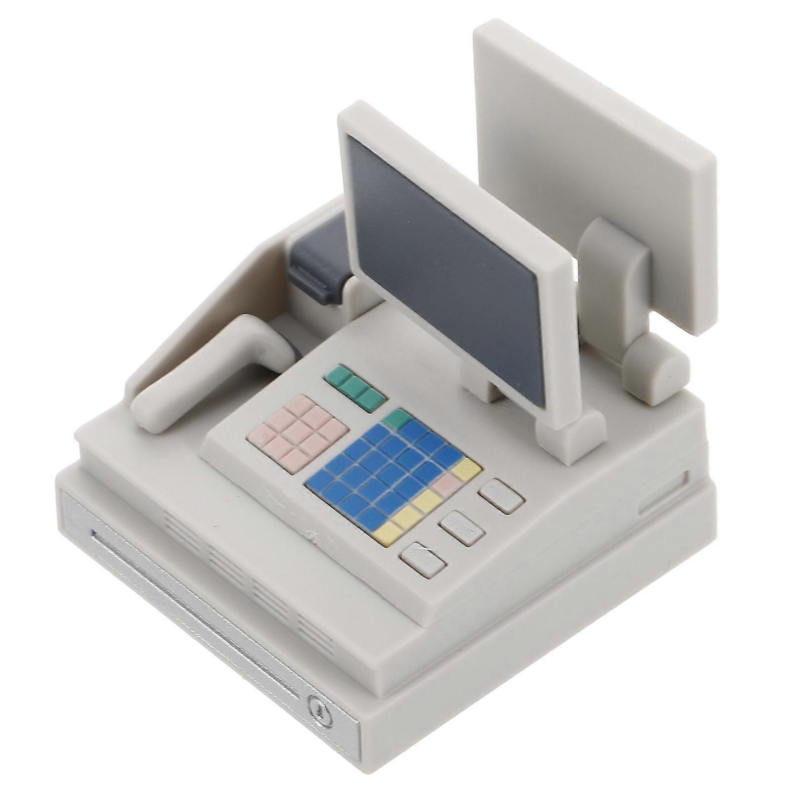 Miniature Pos Machine Toy for Dollhouse Realistic Supermarket Scene