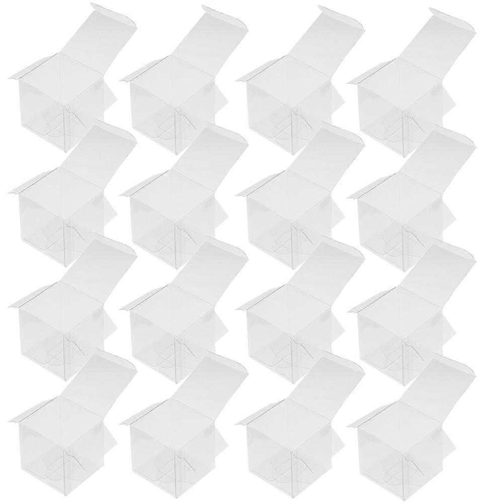 Wedding Candy Boxes Clear Transparent Pvc Presentation Containers 20Pack