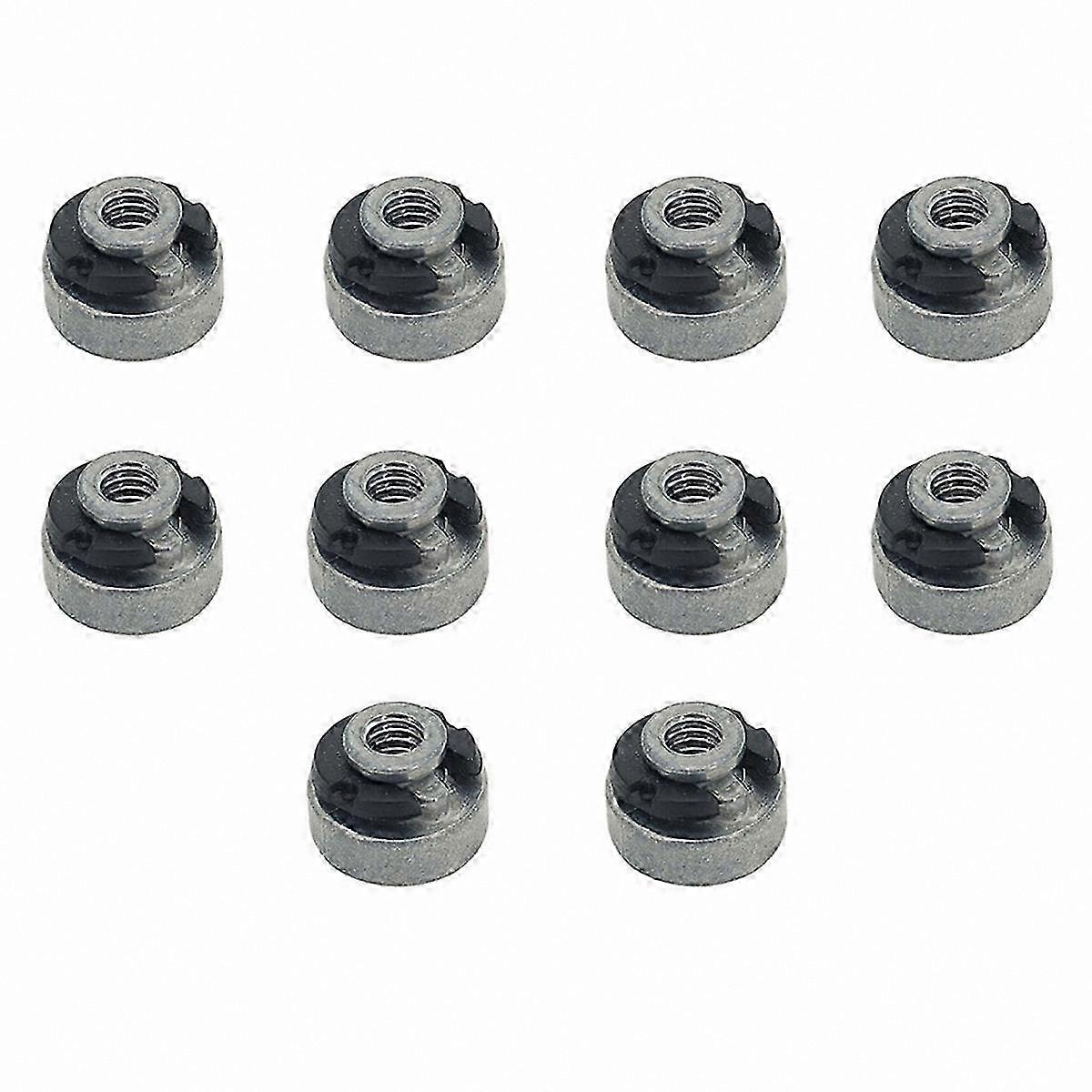Rear Motorcycle Seat Bolt and Nut Mounting Kit - 10 Pieces