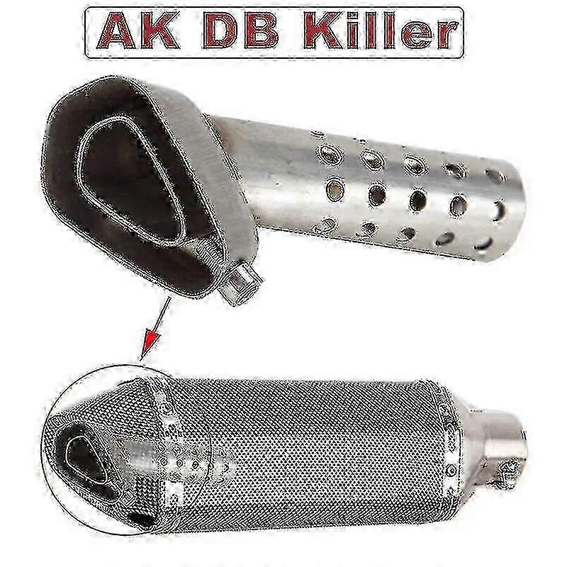57mm*40mm Motorcycle Exhaust Muffler Escape Db Killer Adjustable Silencer Reduce Noise Sound Eliminator For Akrapovic