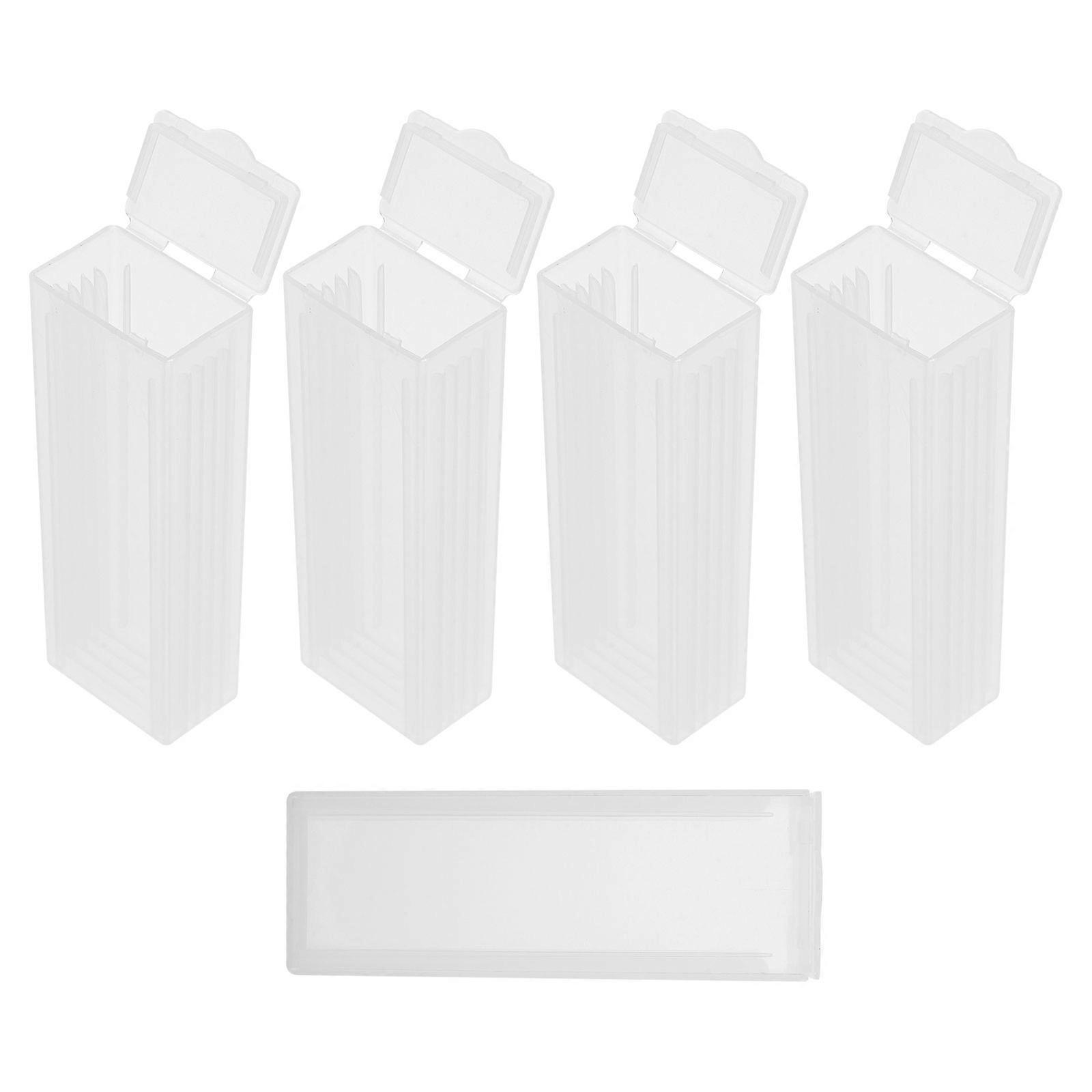 Slide Case for Holding Use 10Pcs Transparent Storage Organizer