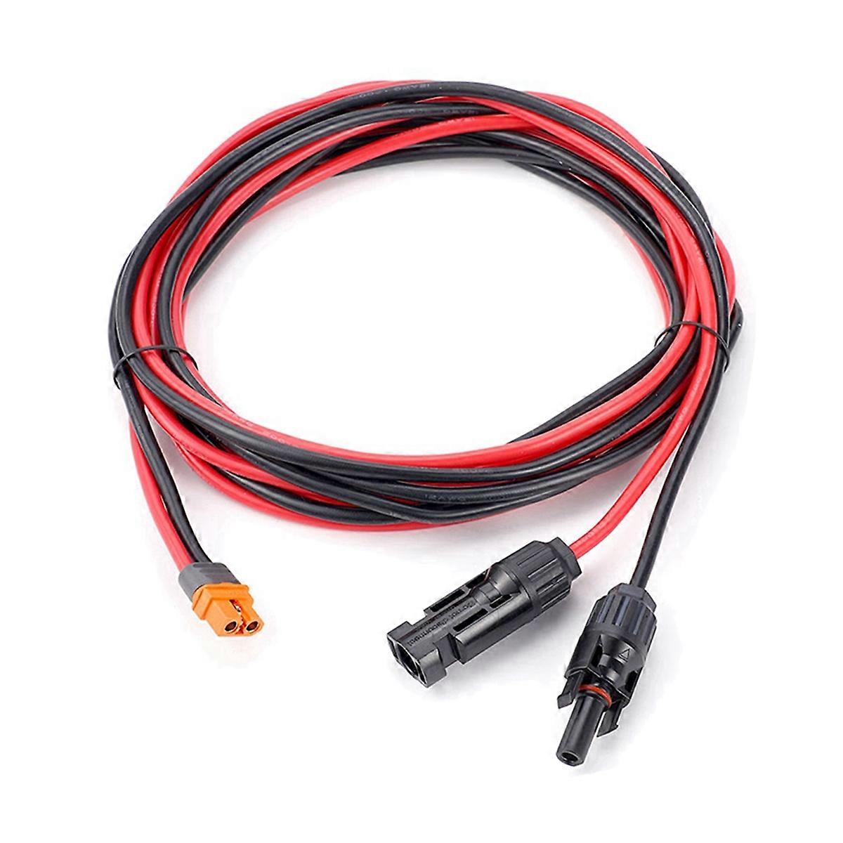 Solar Charge Cable XT60I-F Adapter 12AWG Cable Connector A