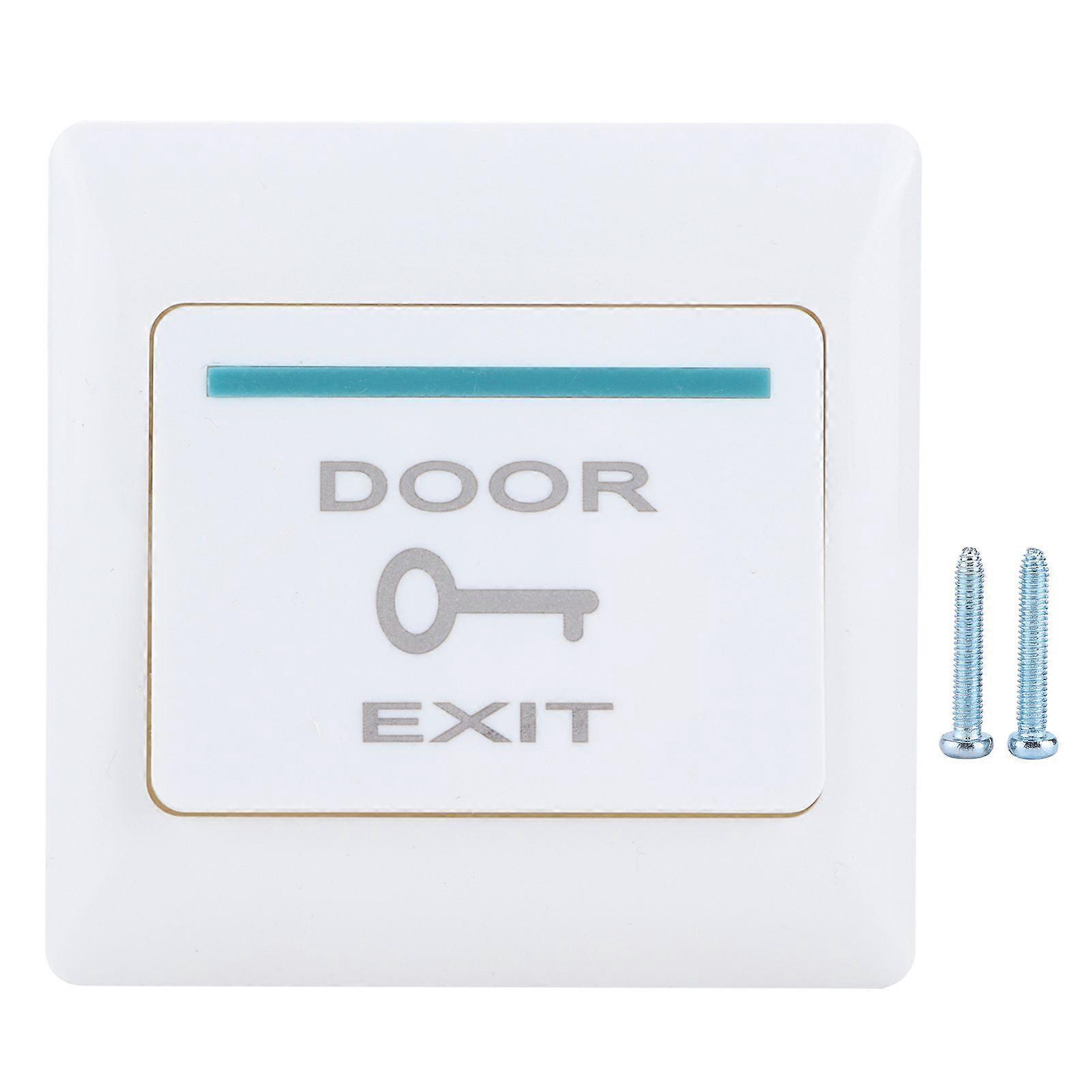 Door Exit Button 86 Type Fireproof Access Control System for Offices Communities Rental Houses