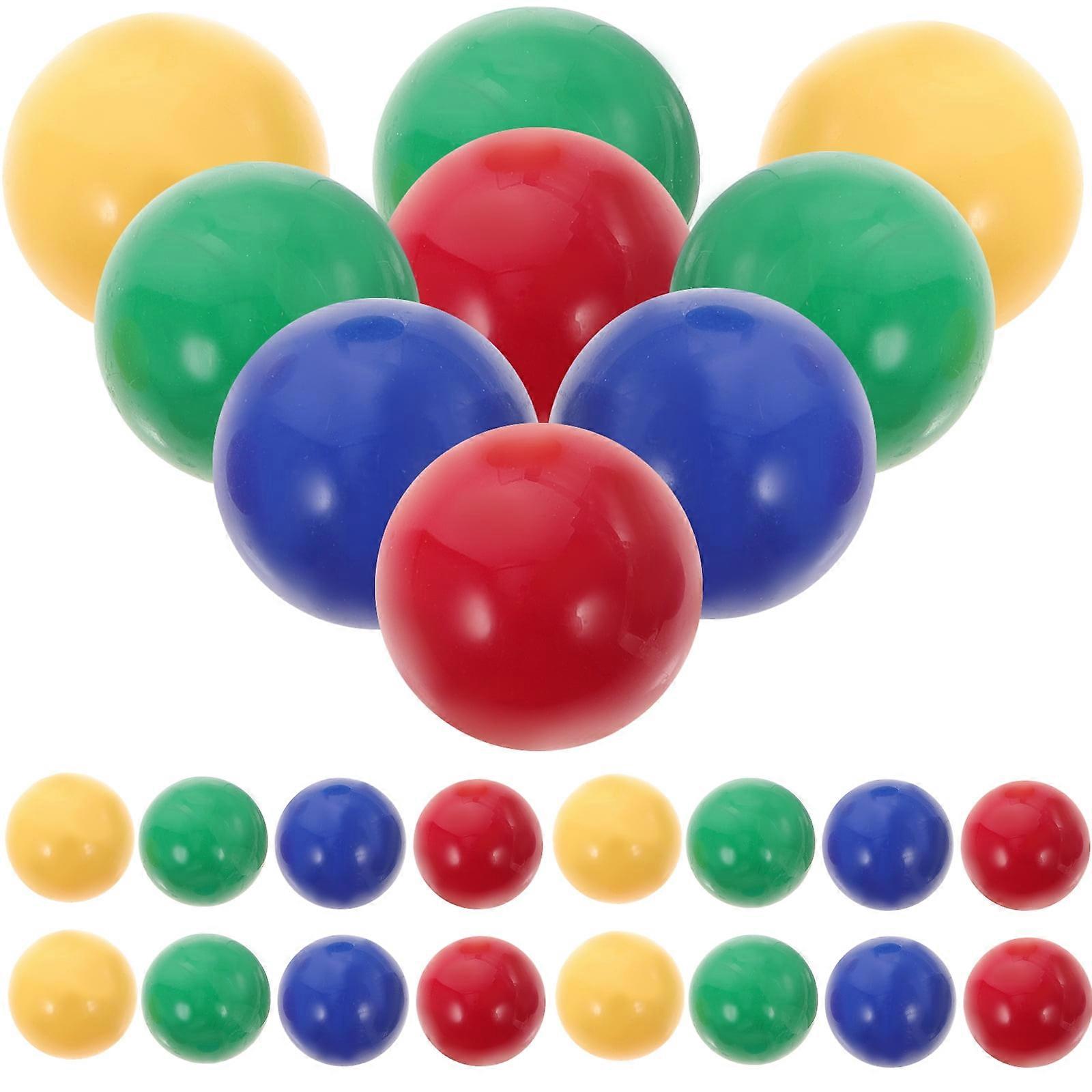 Zonh 48Pcs Chinese Checkers Marbles Balls Game Replacement for Marble Run 25mm