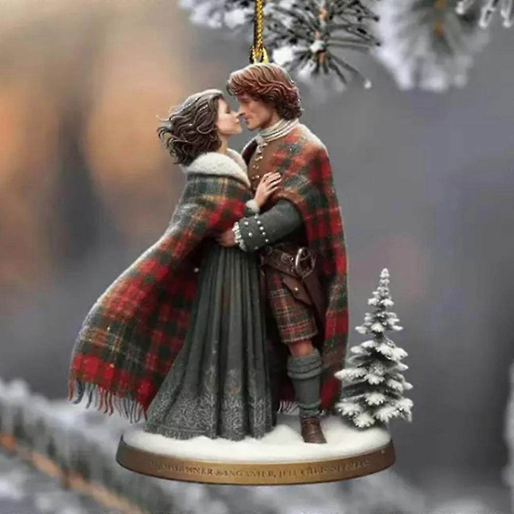 2024 nya julgransprydnader, outlander inredning familjekollage semester 8cm