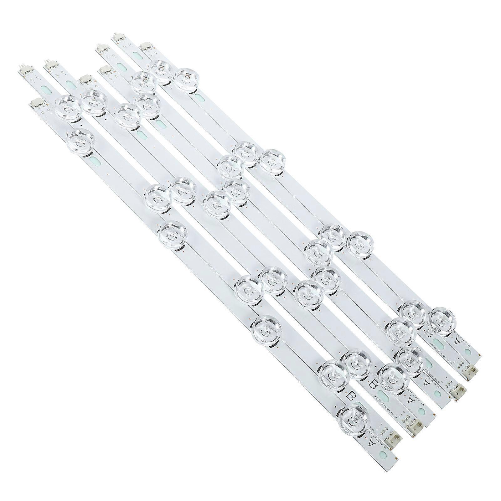 32 Pcs Rectangular LED Backlight Strip Replacement For Indoor Lighting And DIY Projects Sky-Blue