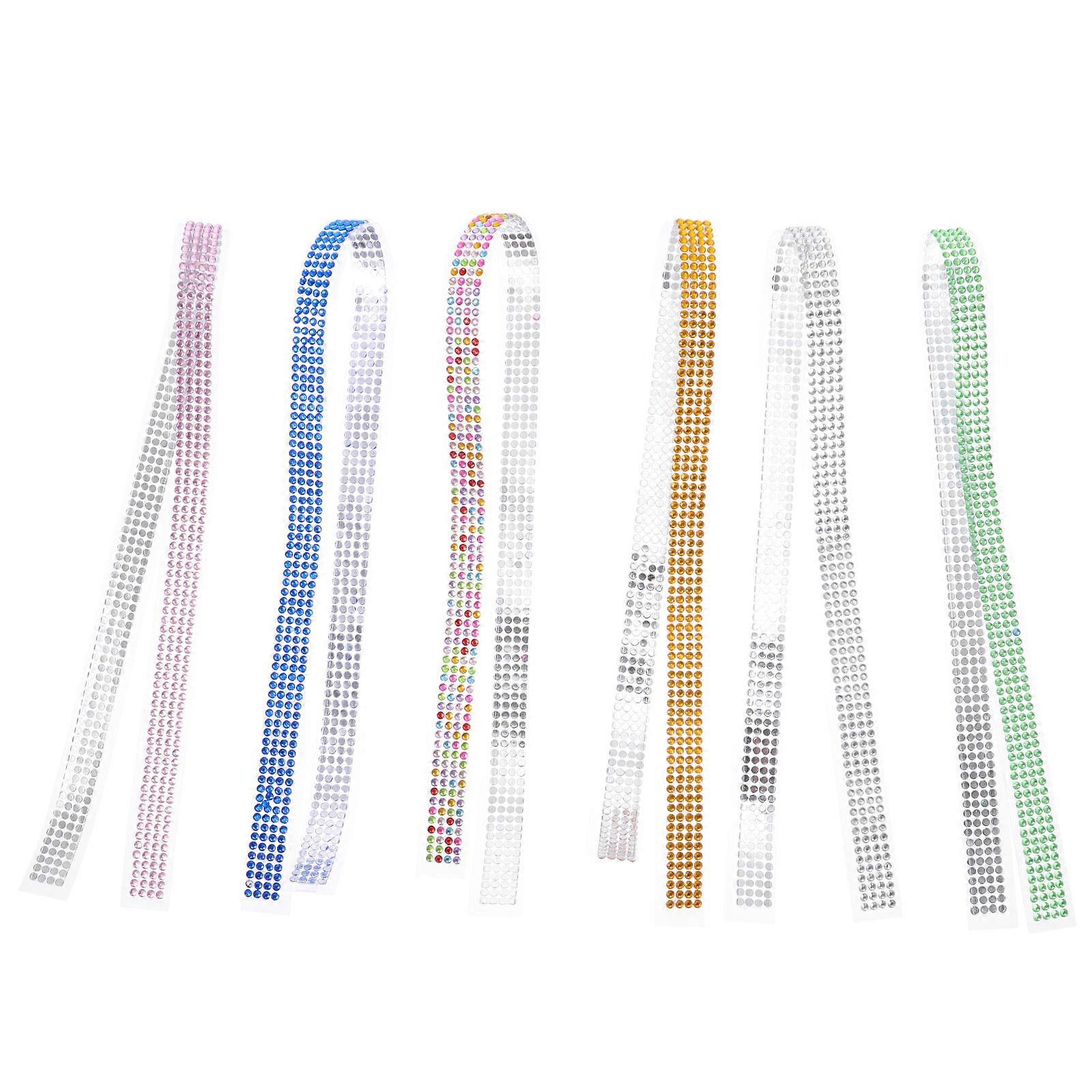 Glitter Rhinestone Tape for DIY Crafts with 30 Rolls