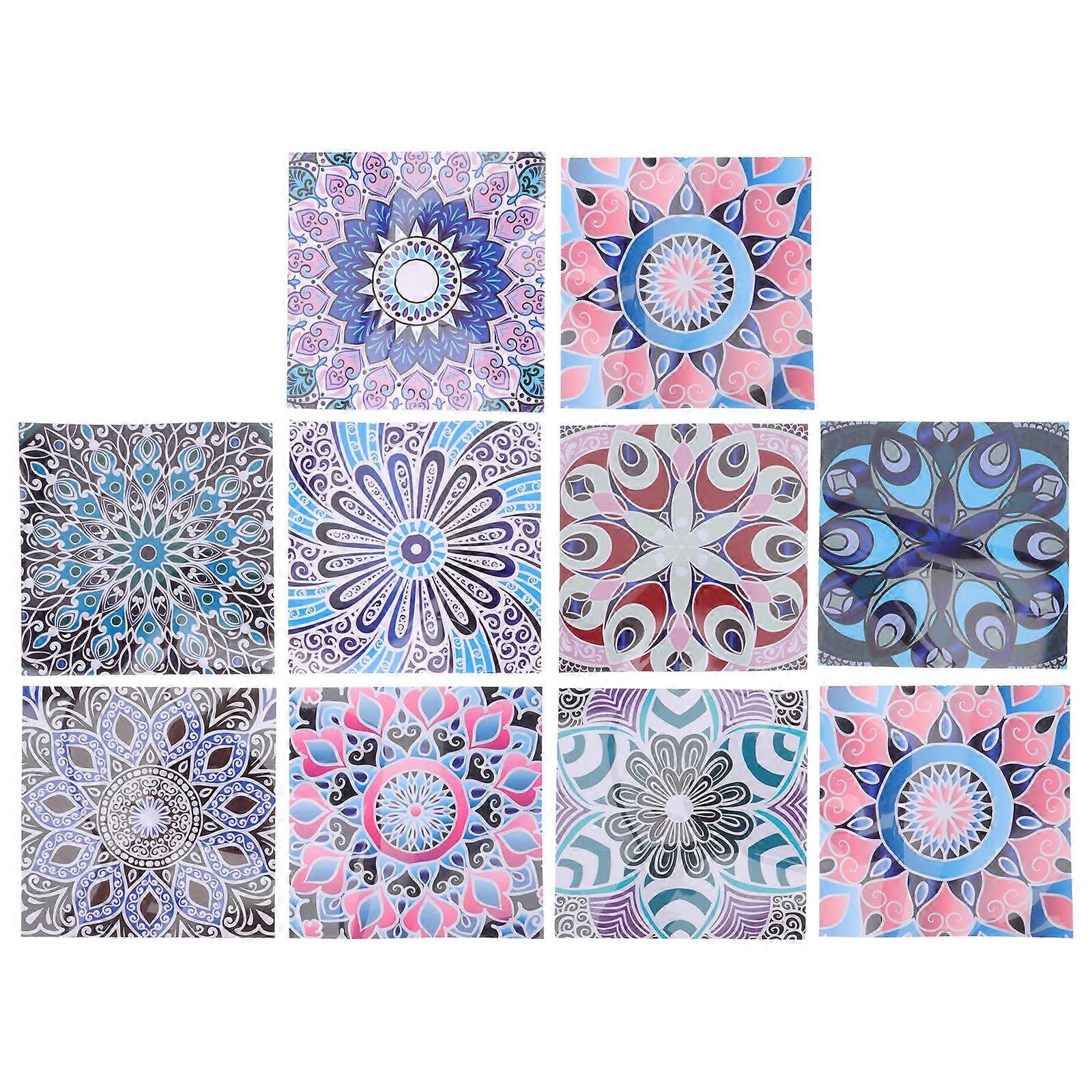 Waterproof Tile Stickers Self Adhesive for Kitchen Wall Decor 20 Pieces