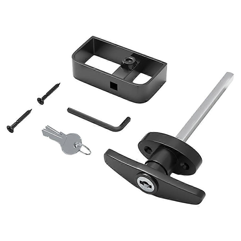 Metal Barn Handle Lock Set Sliding Door Lock for Barn 2Sets