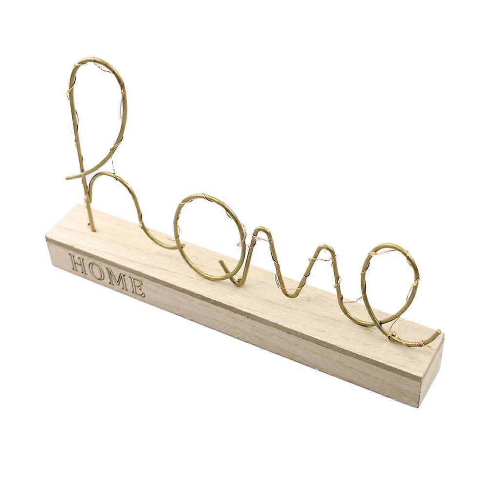 Khaki Letter Atmosphere Decor Light for 1Pcs Nordic Style Decoration
