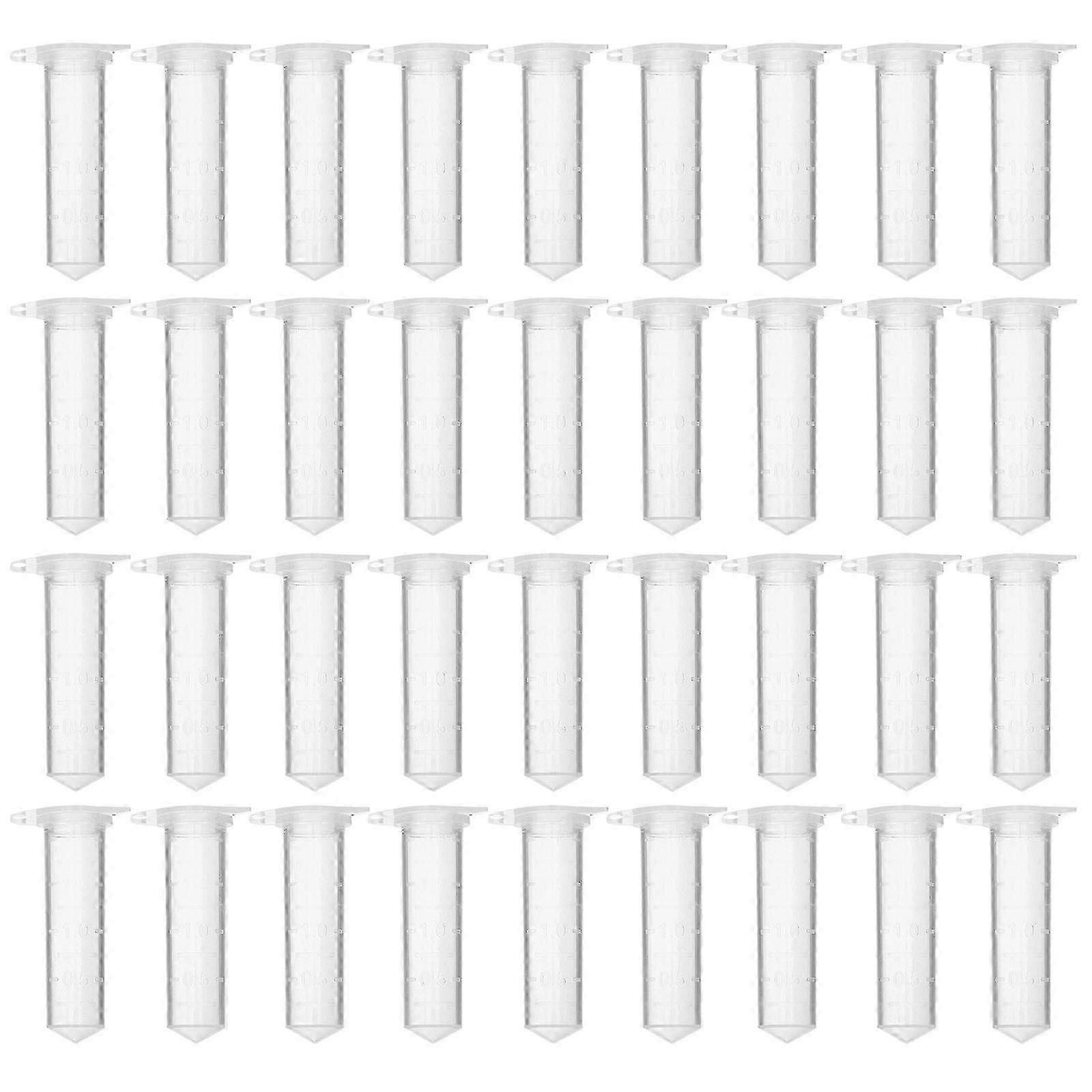 2025 500pcs Centrifuge Tubes Scientific Experiment Test Tubes Sample Container With Cap(2ml)