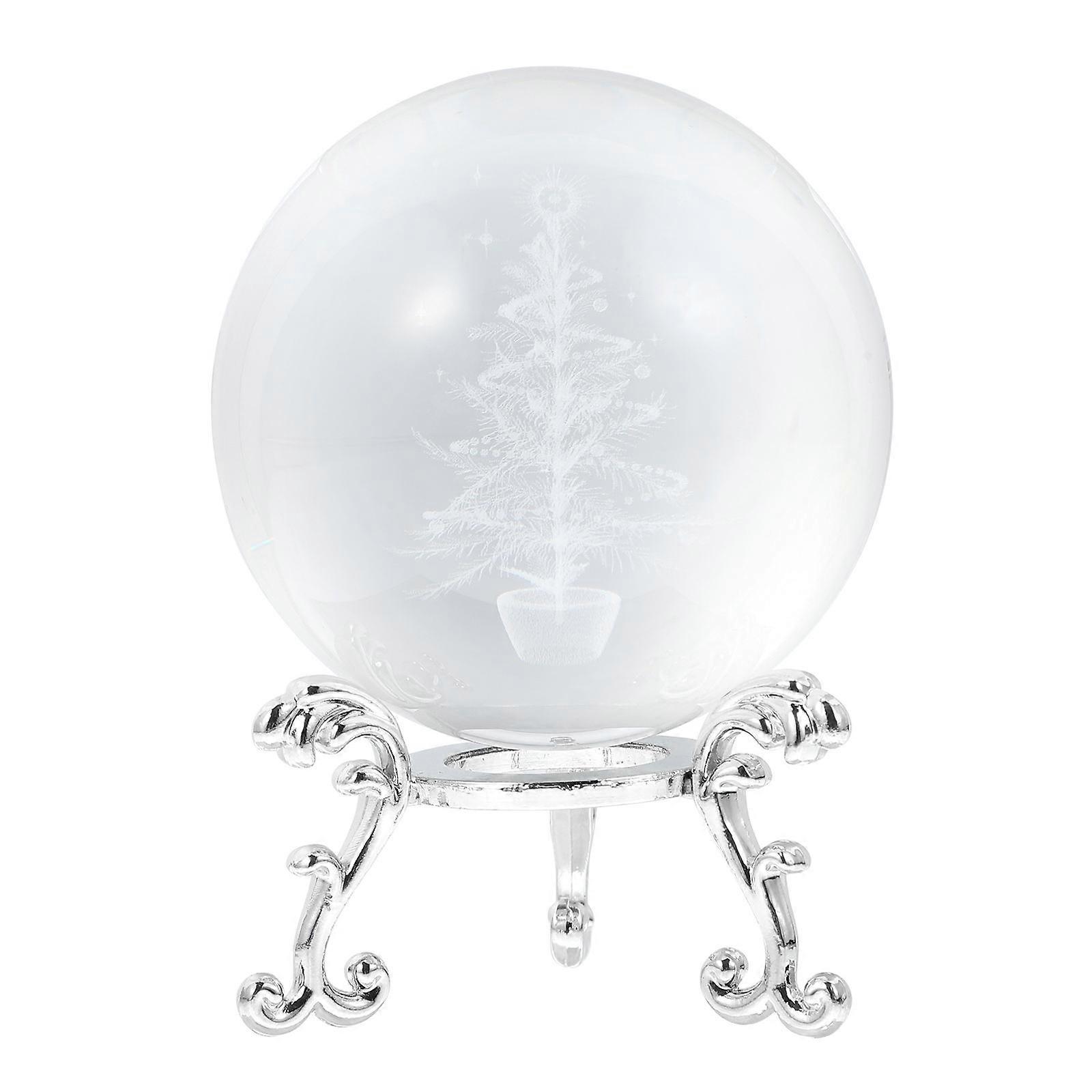 3D Crystal Ball Creative Decor Ornament for Christmas 1Pcs