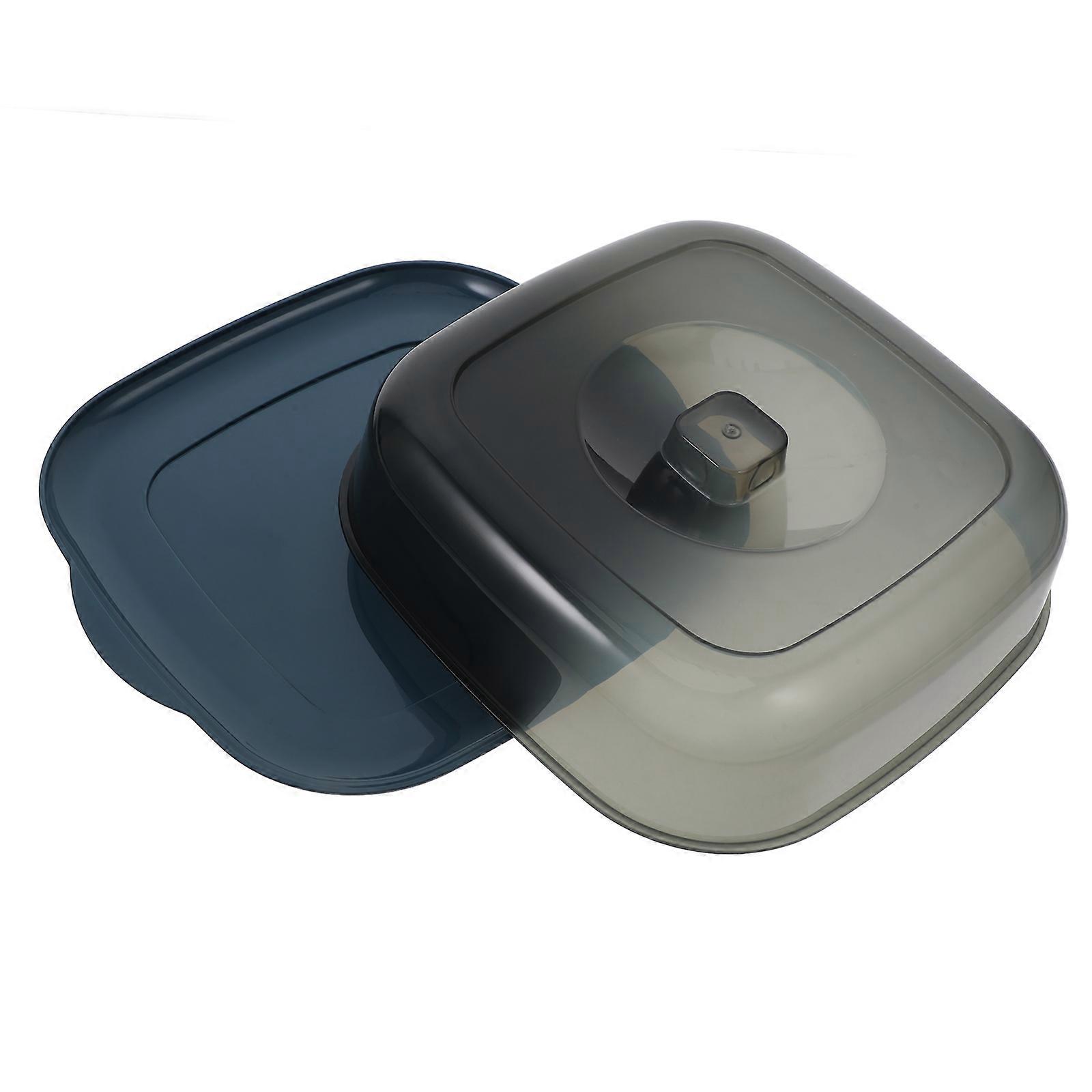 Food Container With Lids 2Pcs Microwave Cover Splatter Guard -saving Design For Kitchen Cookware