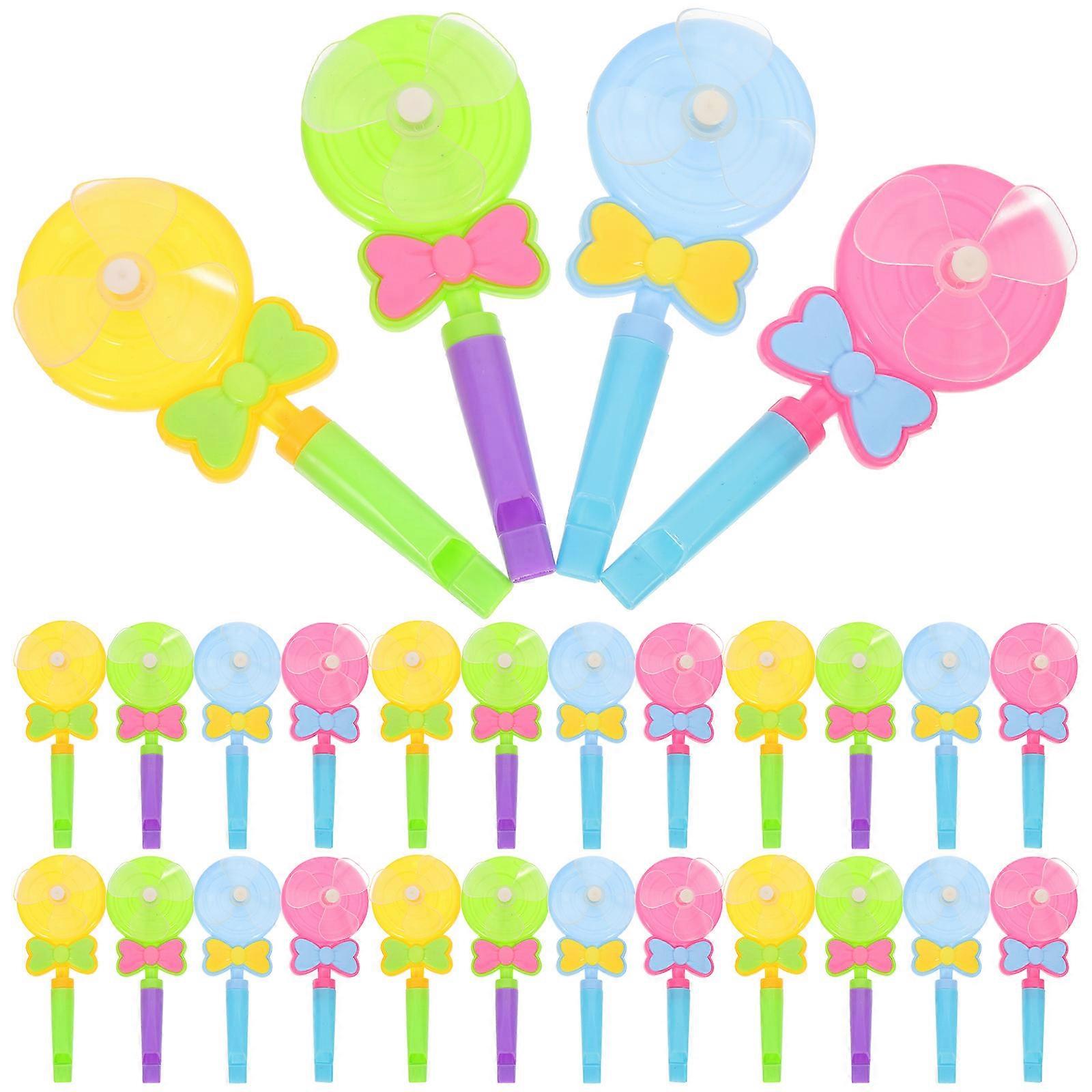Creative Kids Whistle Toys Lollipop Shape for Party Use 90Pcs Set