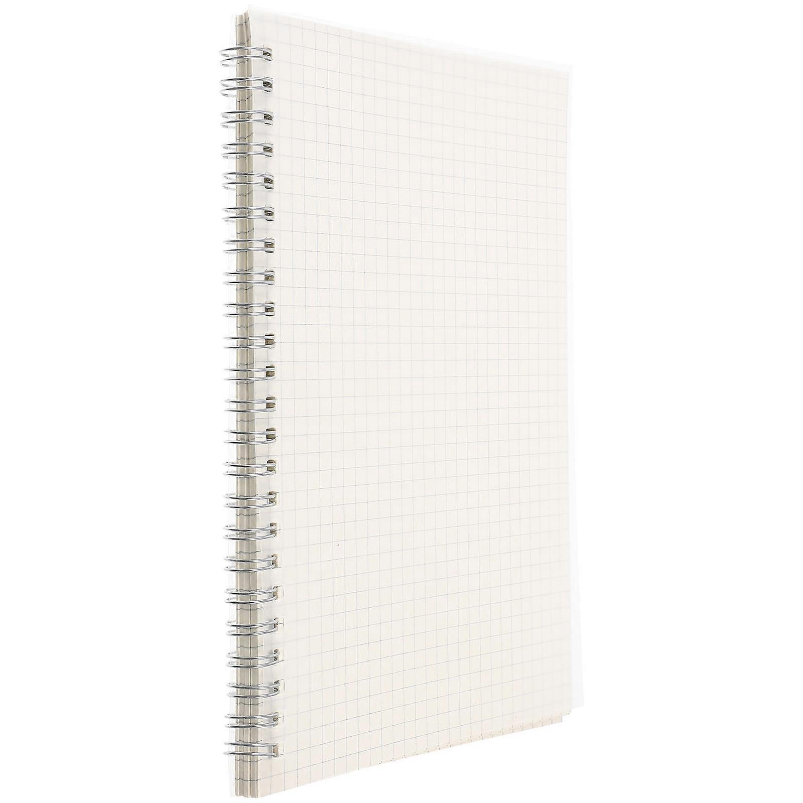 Planning Spiral Notebook Grid Notepad for Work 3Pcs White Paper Notepad