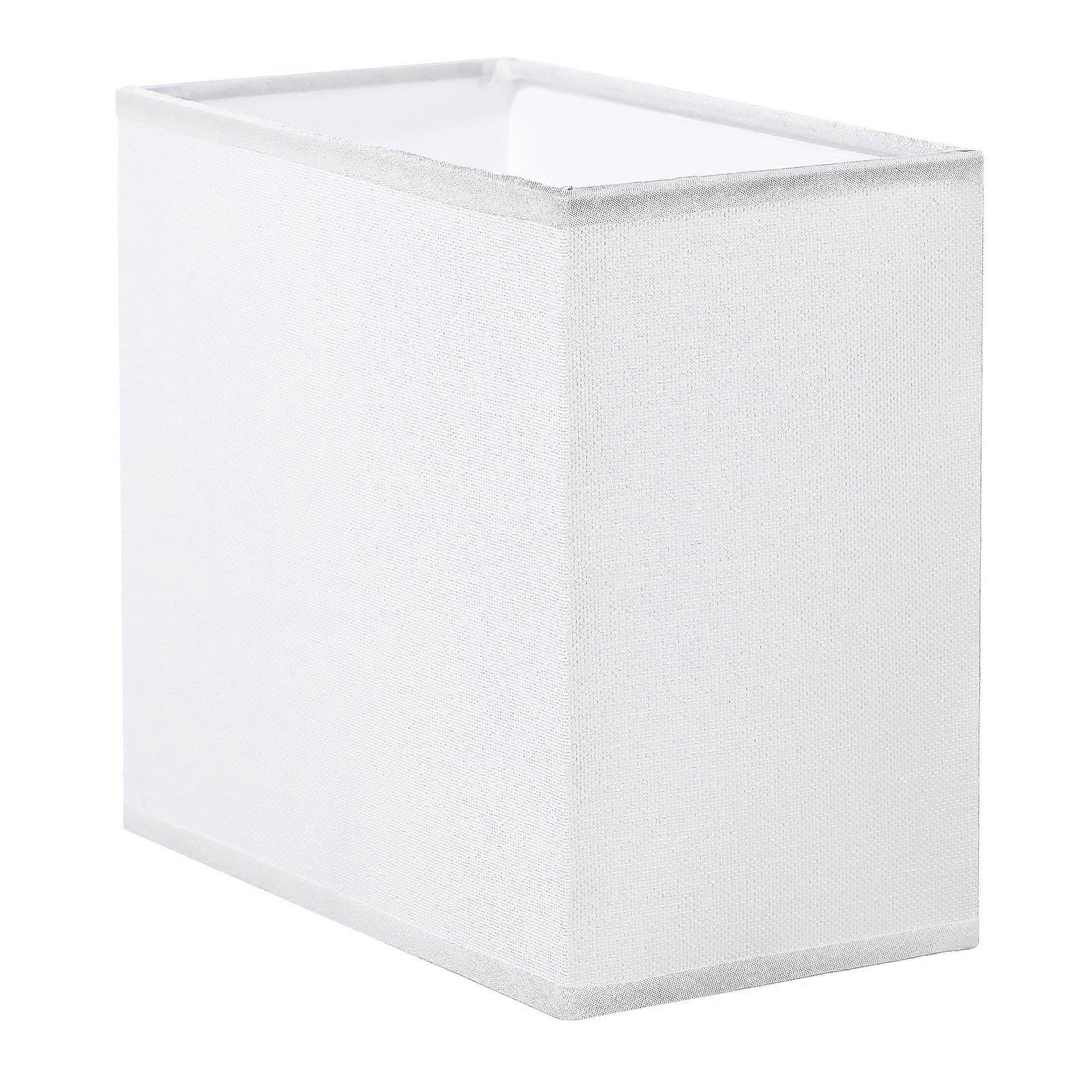 Fabric Lamp Shade Rectangle for Table Lamp 5Pcs White Lampshade Accessory