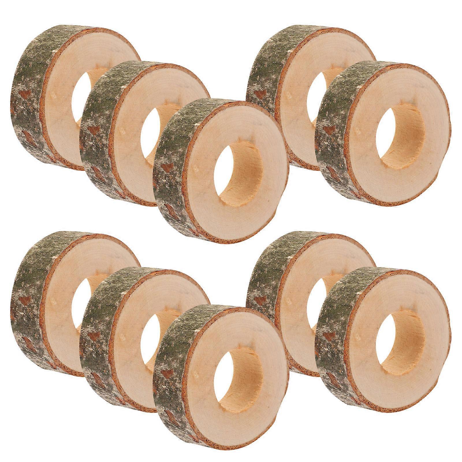 Napkin Rings Table Decoration 30 Pcs Irregular Ring Holders For Dining Table Trendy Design