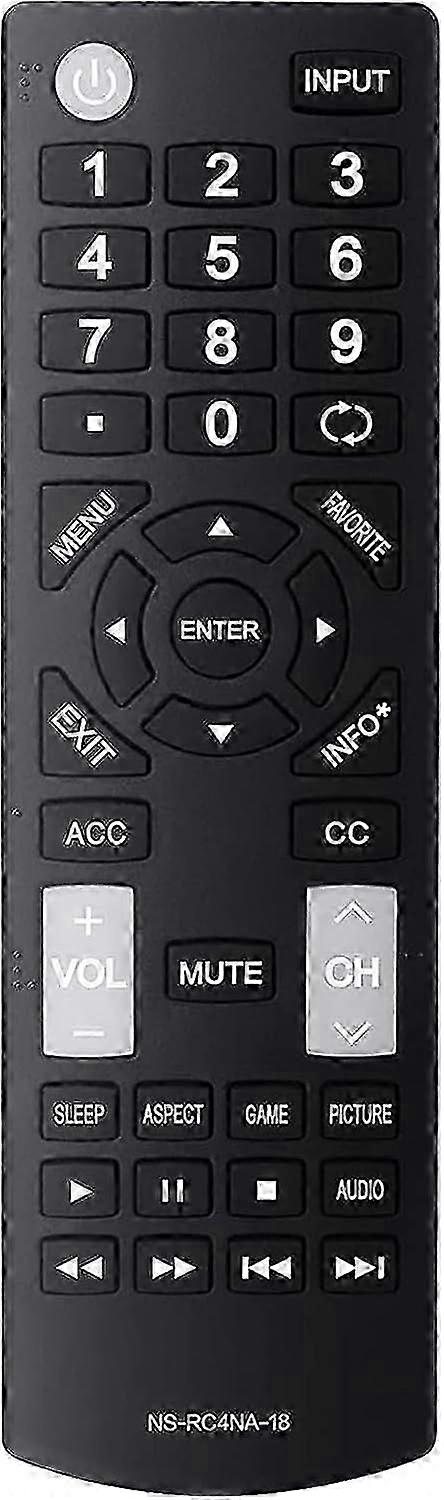 2025 Newest Model Universal NS-RC4NA-18 Remote Control for All Insignia TVs, No