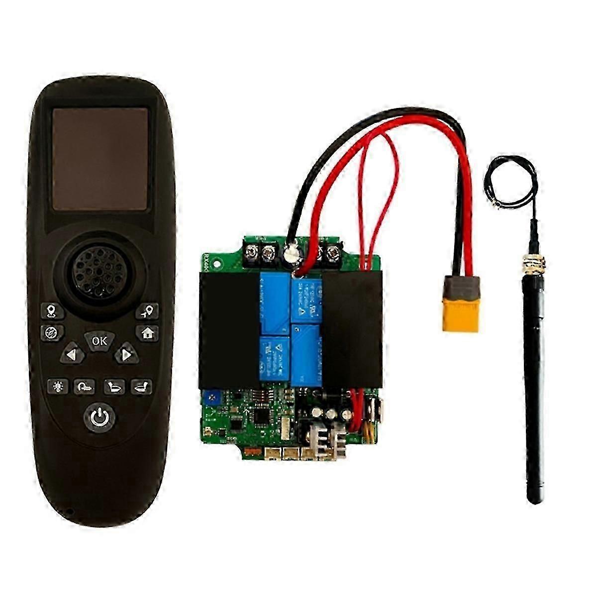 One-Hand mitter 12V 24V Large Power Receiver RX40G Wireless Remote Control B36A