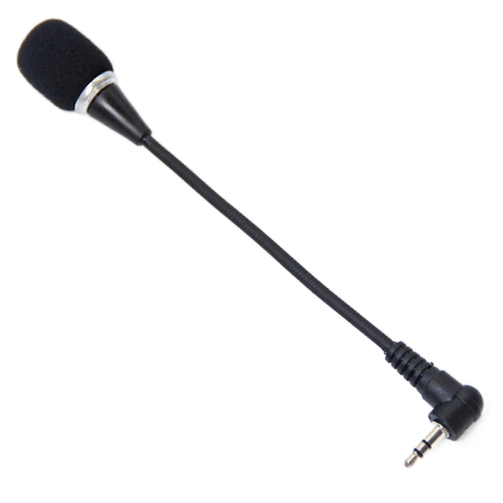 Microphone Anti-interference Comfortable Ergonomics Wide Application Clear Sound Noise Reduction Solid Mini 3.5mm Flexible Microphone Speaker For Tour