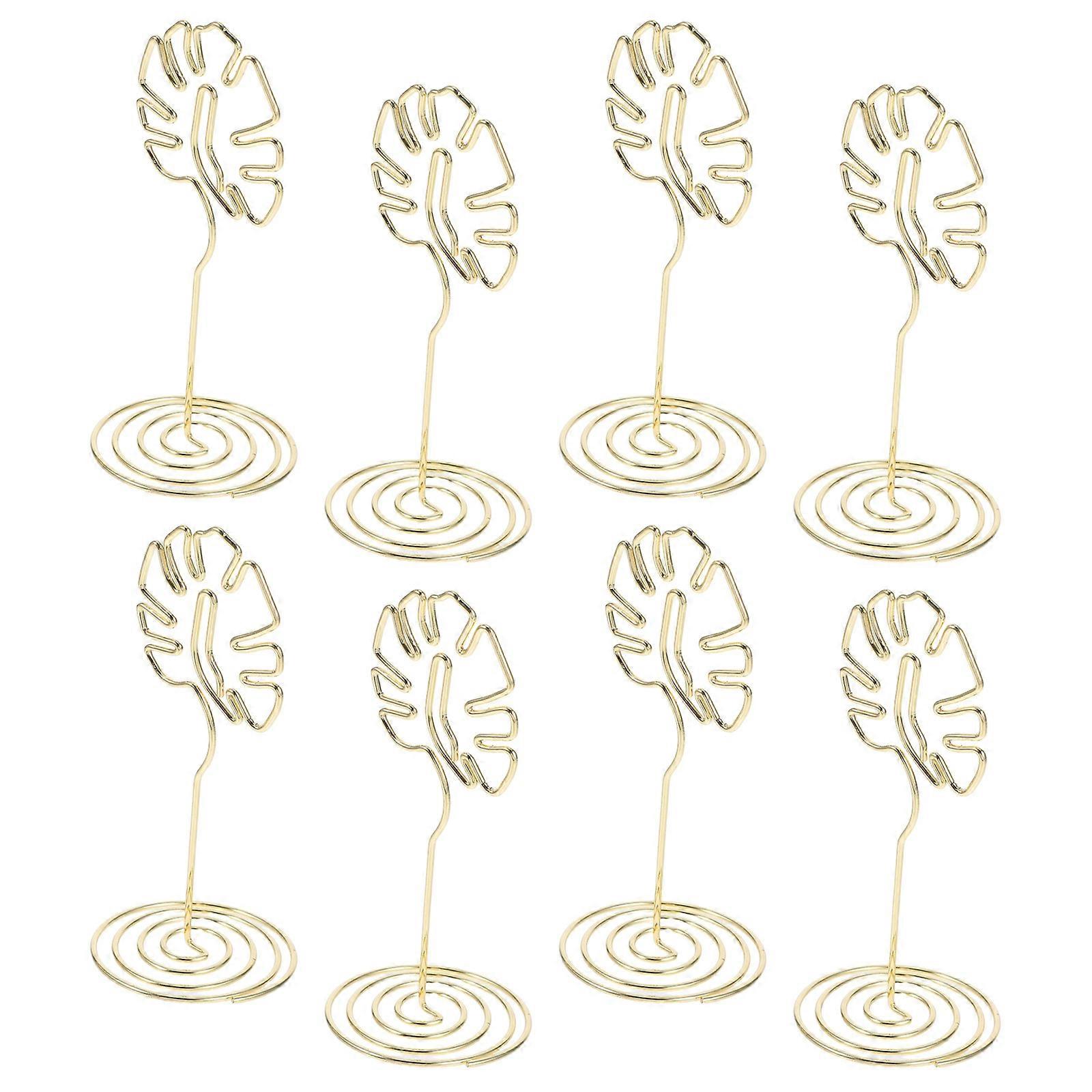 Paper Clips Metal Monstera Holder for Desktop 40Pcs