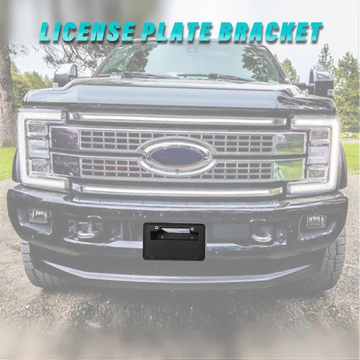 Πλαίσιο βάσης πινακίδας κυκλοφορίας μπροστινού προφυλακτήρα για το 2017-2019 F250-F550 Super Duty NO.7361