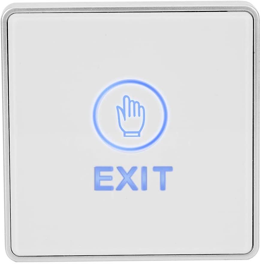 Home Security Unlock Exit Button, Touch Sensor Door Access Control System Switch for Door Access Con