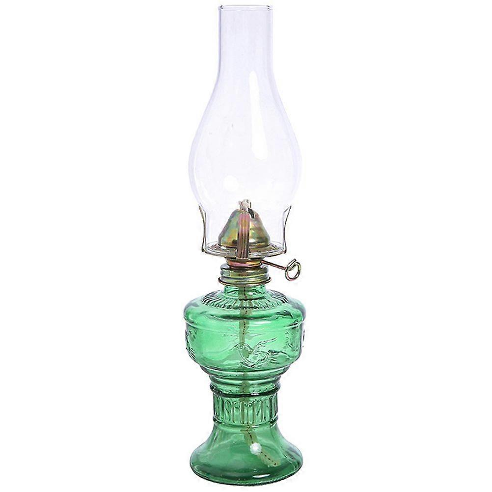 Household Rustic Kerosene Lamp Vintage Kerosene Lamp Decorative Camping Oil Lantern