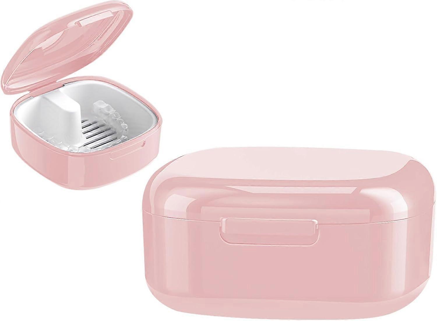 Denture Box with Strainer,Portable Dental Appliance Box, Denture Boxes