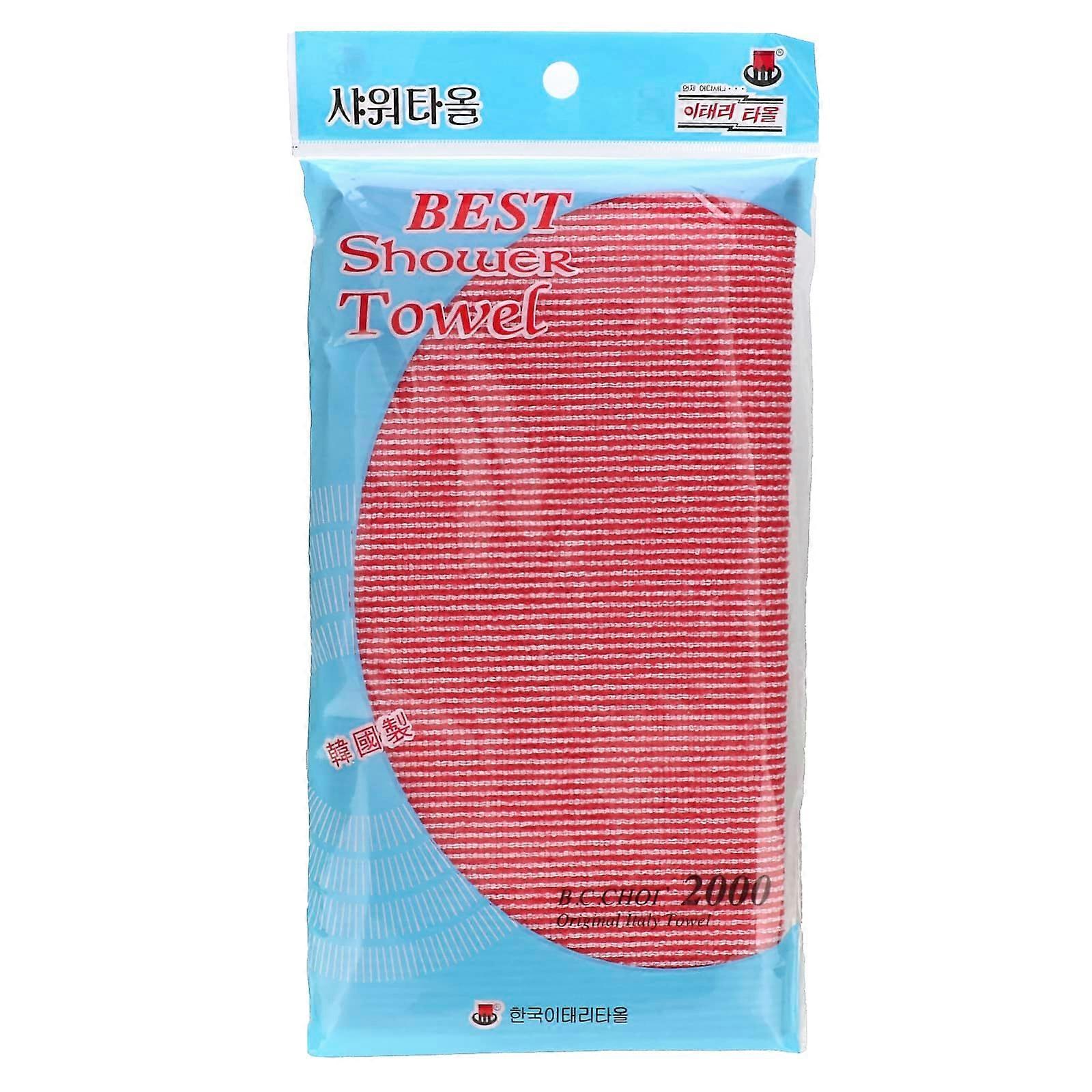 Best Shower Towel, Red, 1 Count