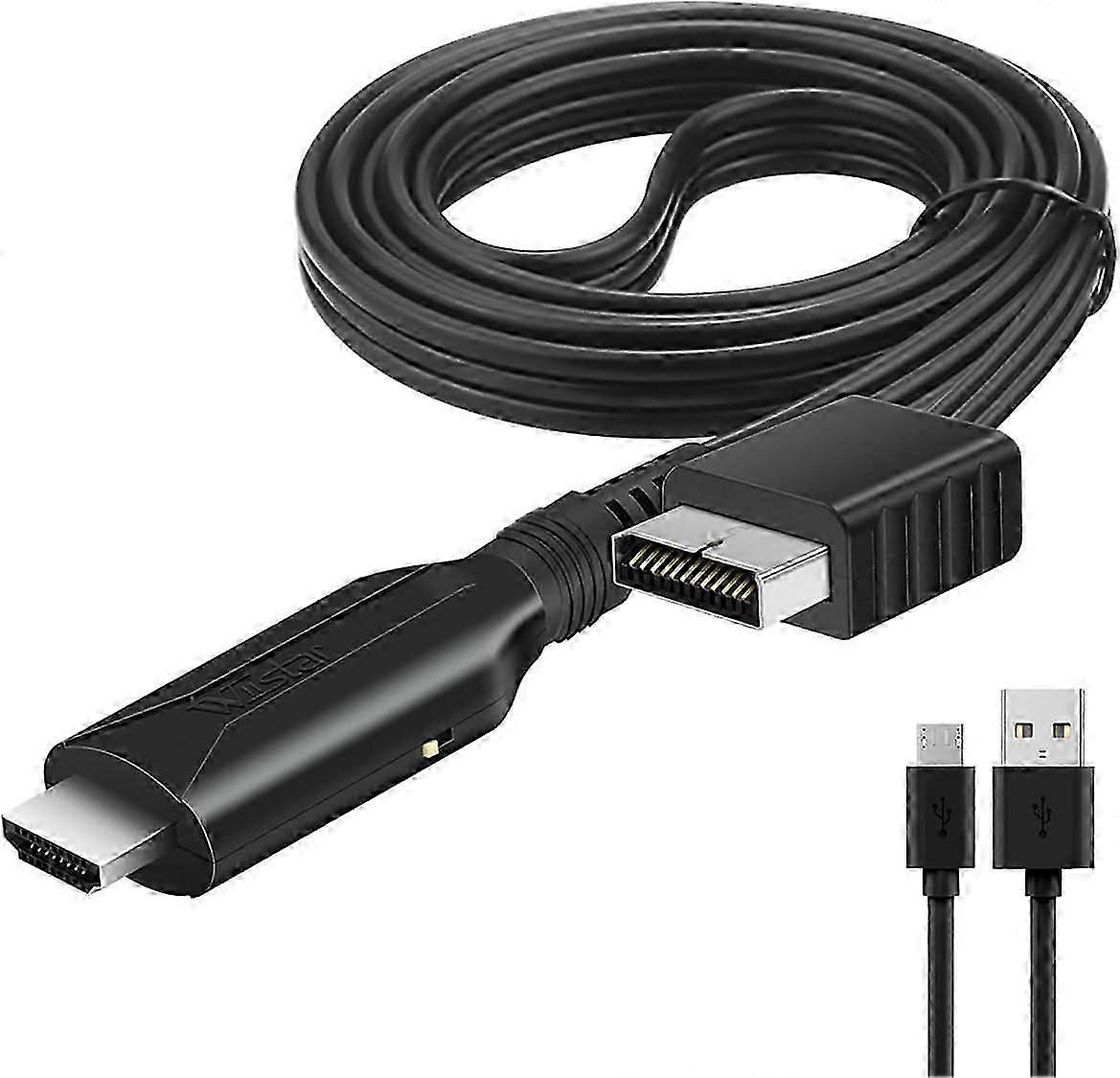 HDMI-kábel PS1/PS2-HDMI adapterhez valódi RGB jelkimenettel