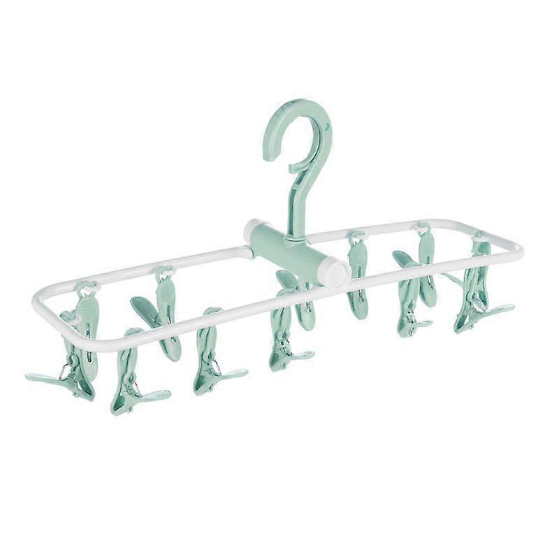 1pcs Windproof Clothes Hanger Collapsible Multifunction Drying Rack Betterlifefg