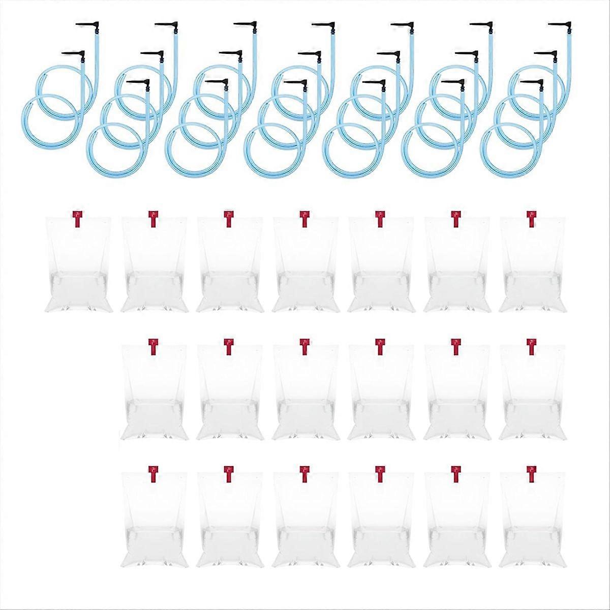 20 Sets Maple Syrup Tapping Kit Include 20 Maple Tree Taps Spiles 20 Pcs 35In Maple Syrup Tubes 20 Pcs 8L -Clear Bags