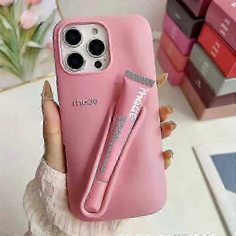 Rhode Lip Gloss Ribbon Phone Case for iPhone 16 15 14 13 12 11 Pro Max (New Model)