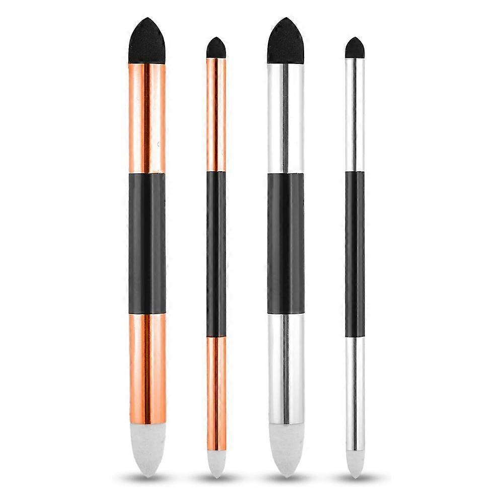 4pcs Artist Blending Sponge Pen, 2 Sizes Double-Headed Blending Pen