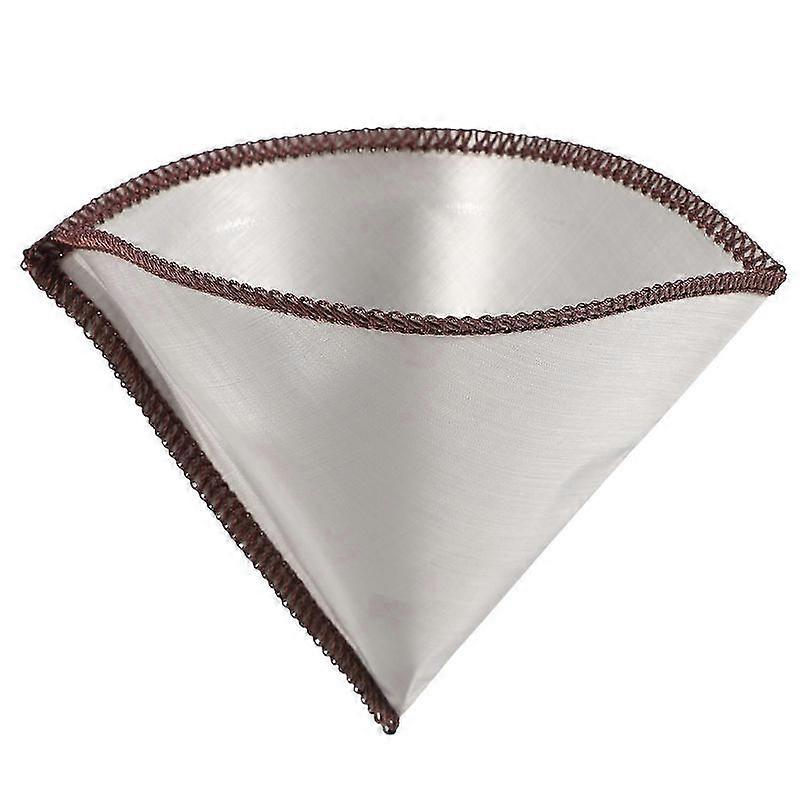 Reusable Pour over Coffee Filter Mesh Paperless Coffee Filter Stainless Steel Cone Filter 3 To 4 Cup