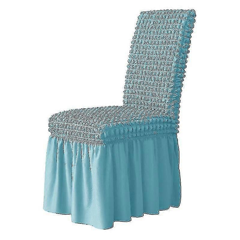 带裙子的椅子套可拆卸可水洗保护器，适用于家庭，派对，婚礼