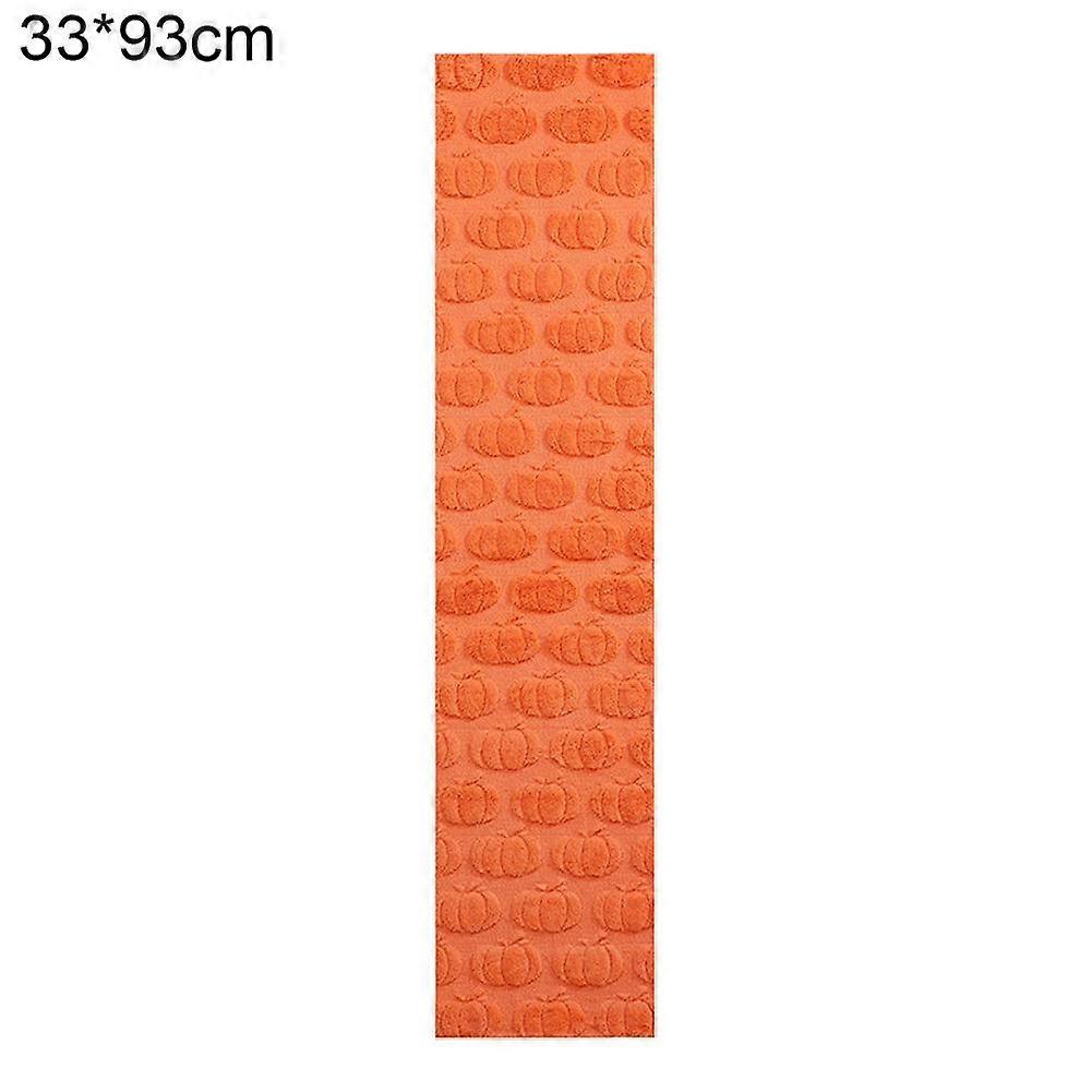 Thanksgiving Pumpkin Table Runner Fabric Fall Decor 4 Sizes Holiday Dining