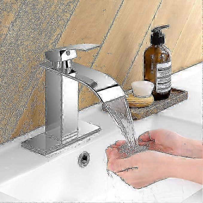 Basin mixer, Waterfall faucet, basin hot and cold water faucet