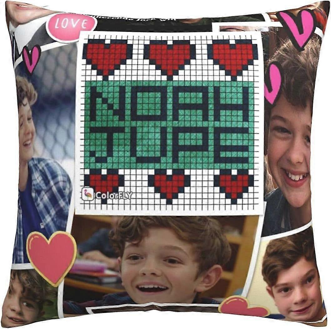 y722ノアジュープ多目的枕カバーソフトスロー枕カバー運転、読書、テレビ、睡眠、仕事、暖房、あなたのボディーガードのためのクッションカバー-TB