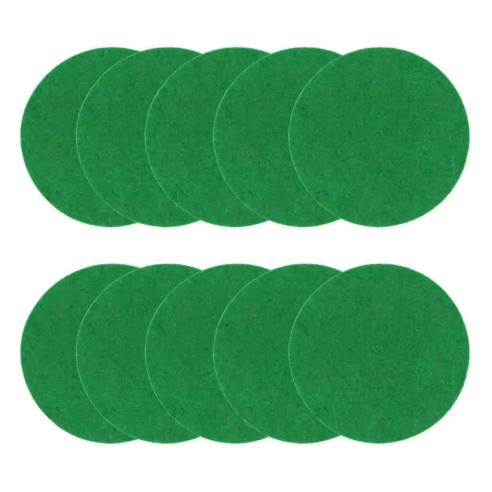 Replacement Felt Pads for Air Hockey Mallets, 10-Pack Pusher Accessories for Game Tables