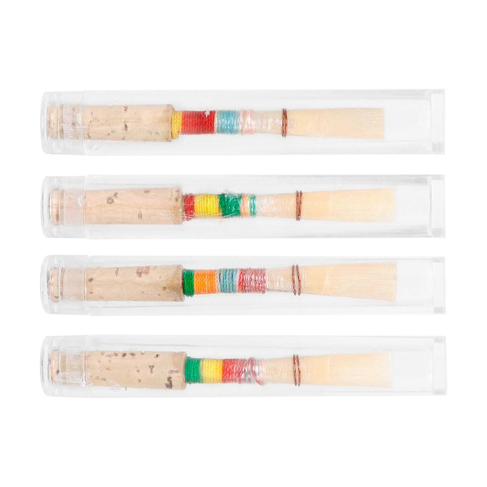 Pack of 4 Medium Soft Oboe Reed For Beginners and Students with Great Sound Performances, Oboe Reed Replacement Part Multicolor