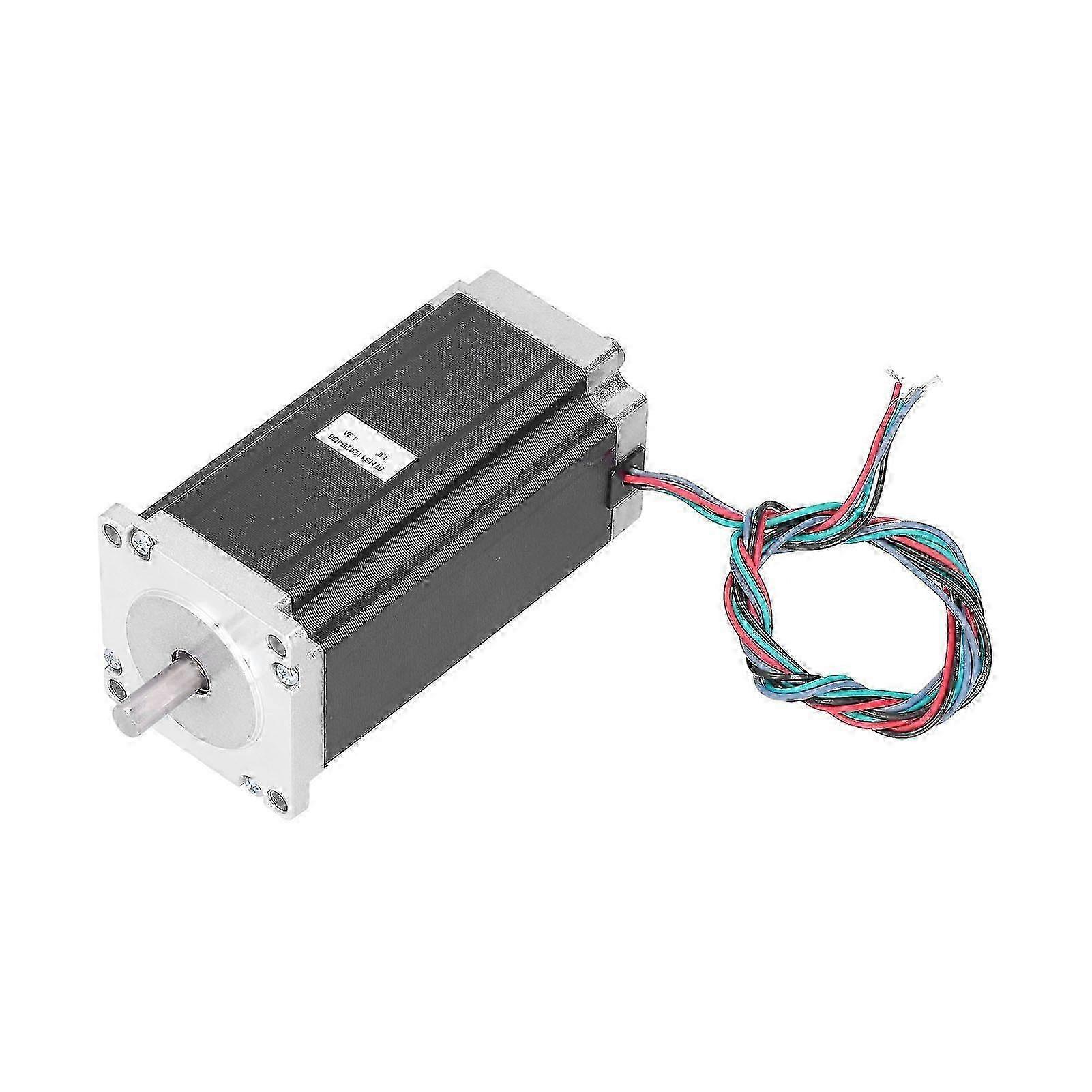 High Torsion 3Nm Stepper Motor with Dual 8mm Shaft for CNC Milling Machine 24V 4.2A - Model 57HS11242B4D8