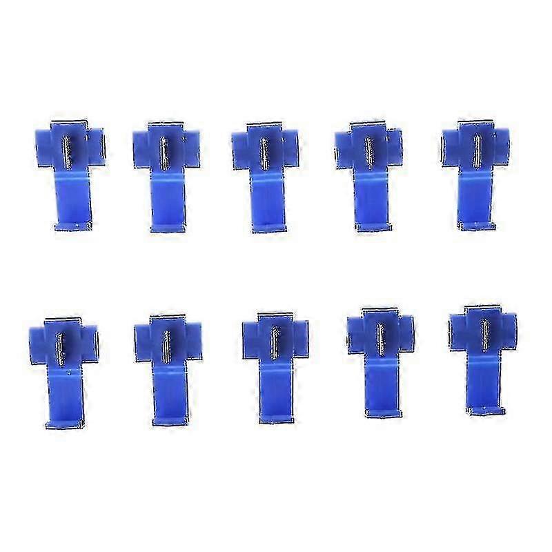 10pcs T Shape 2 Pin Wire Connector for Car Terminals Connection Clip Buckle