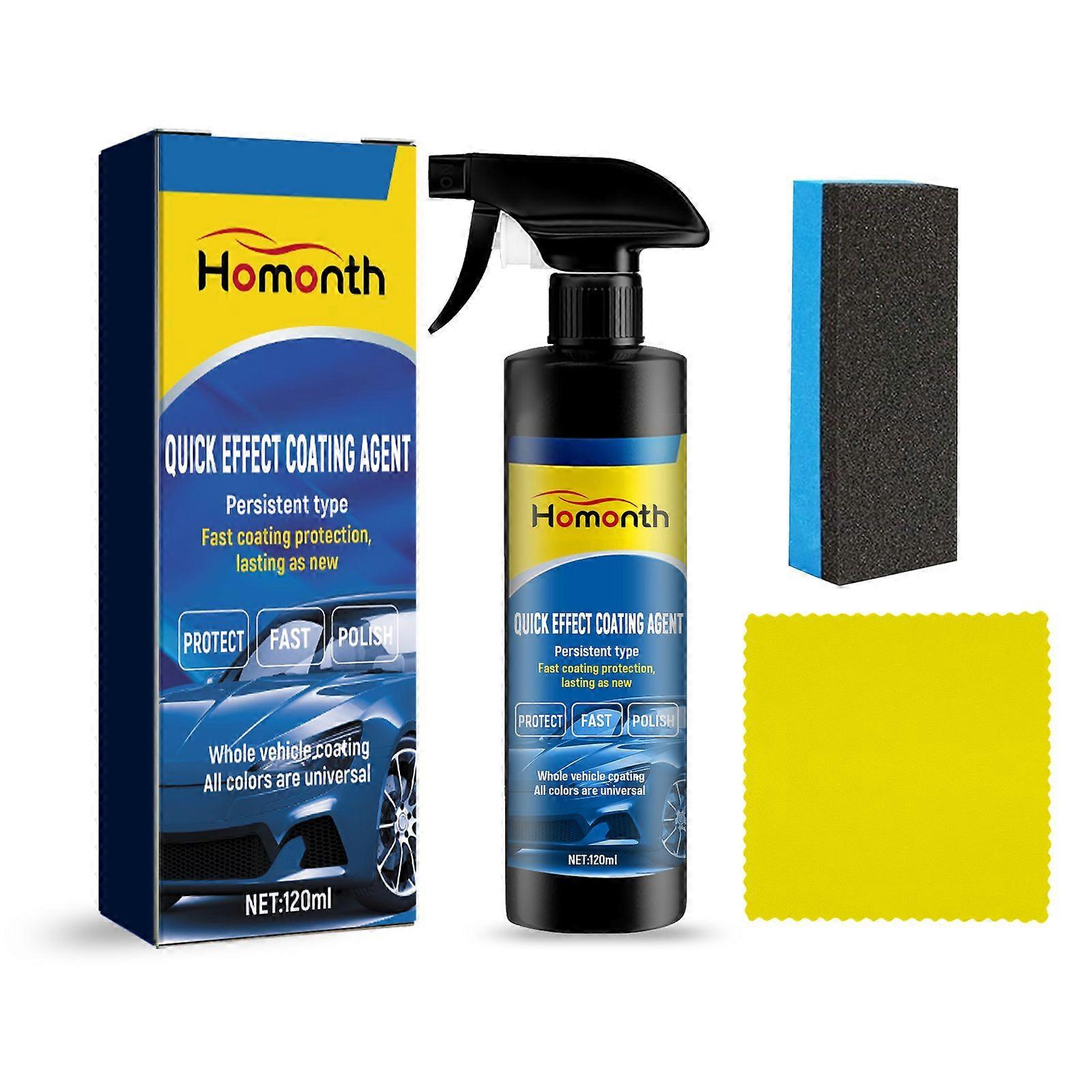Homonth Coating Agent: A Multi-Functional Car Dust-Proof, Stain-Removing And Cleaning Crystal Coating Agent That Adds Luster To Car Paint